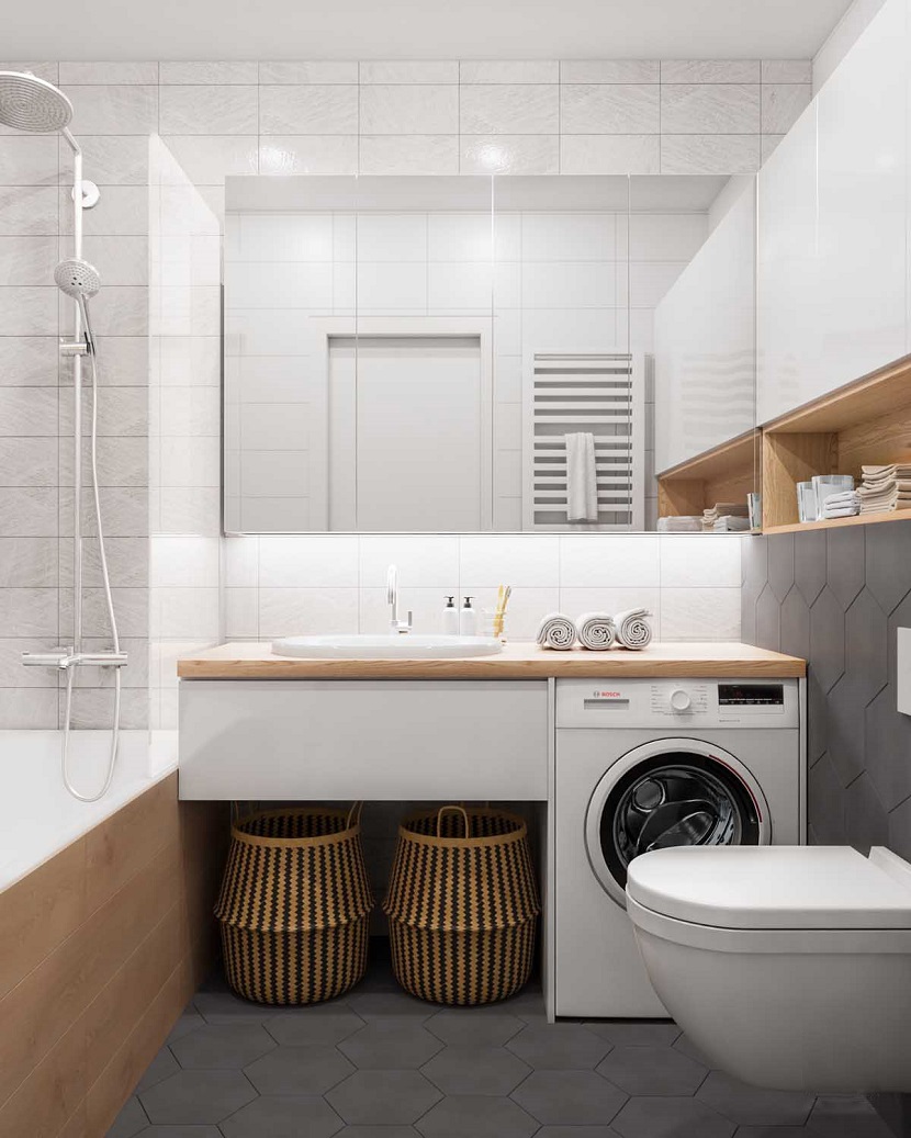 suspicious sent Special Zabudowa pralki w łazience – w pytaniach i odpowiedziach - Wirtualne Wnętrza